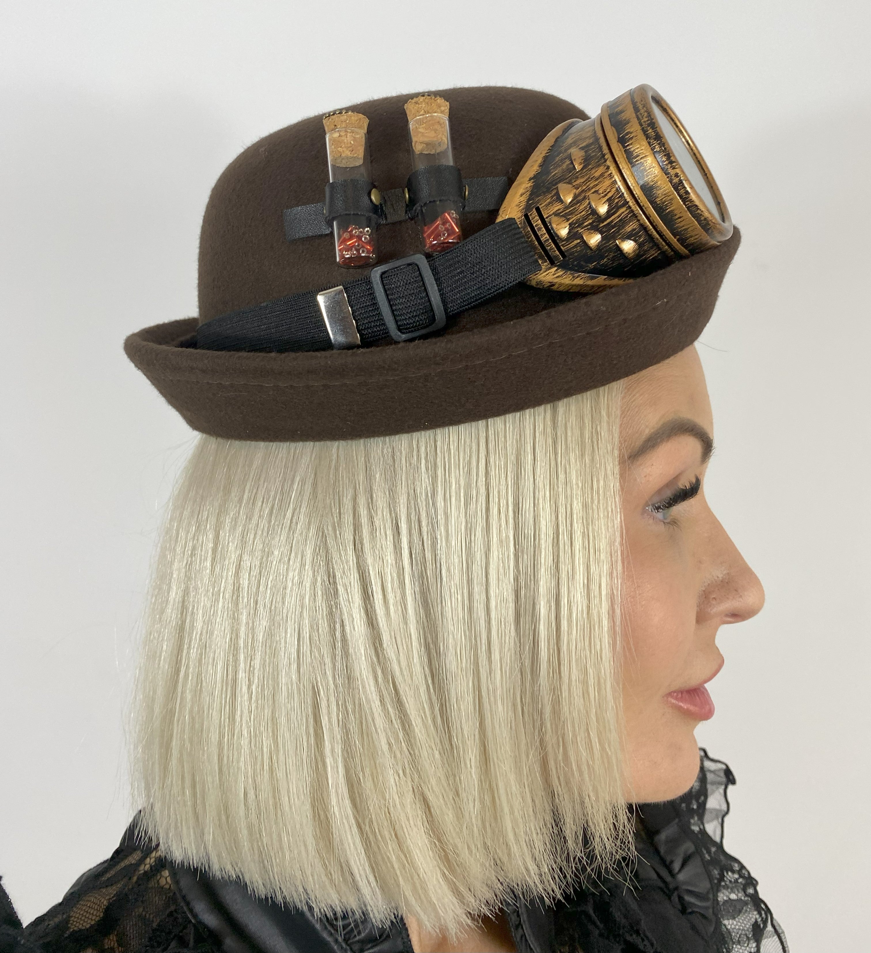 Steampunk Bowler Hat – OtherWorld Fashion - Main Image
