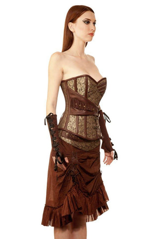 steampunk corset and skirt set