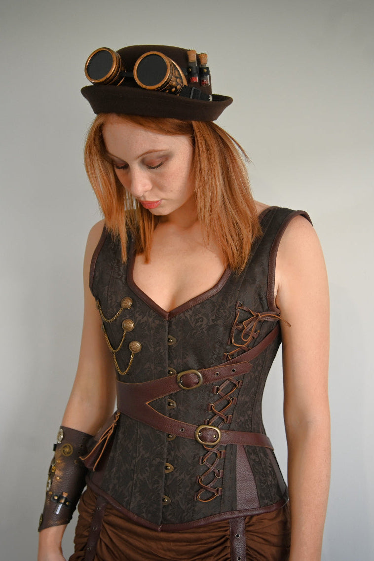 Steampunk Adventurer Corset Dress Steampunk Adventurer Corset Dress