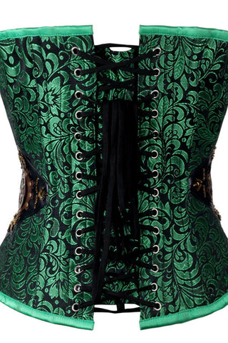 steampunk gear up overbust corset