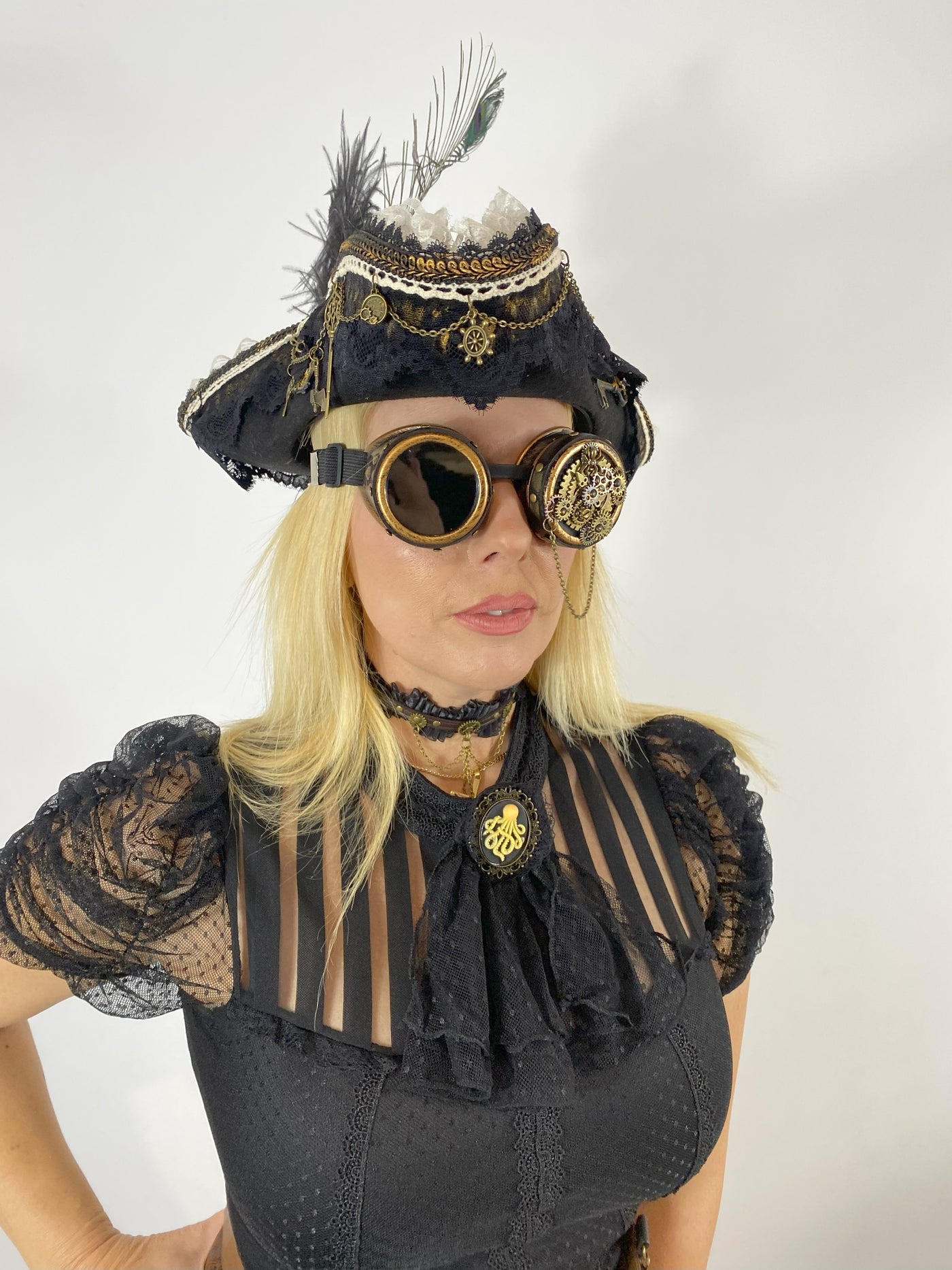Spider Steampunk Goggles (Unisex)