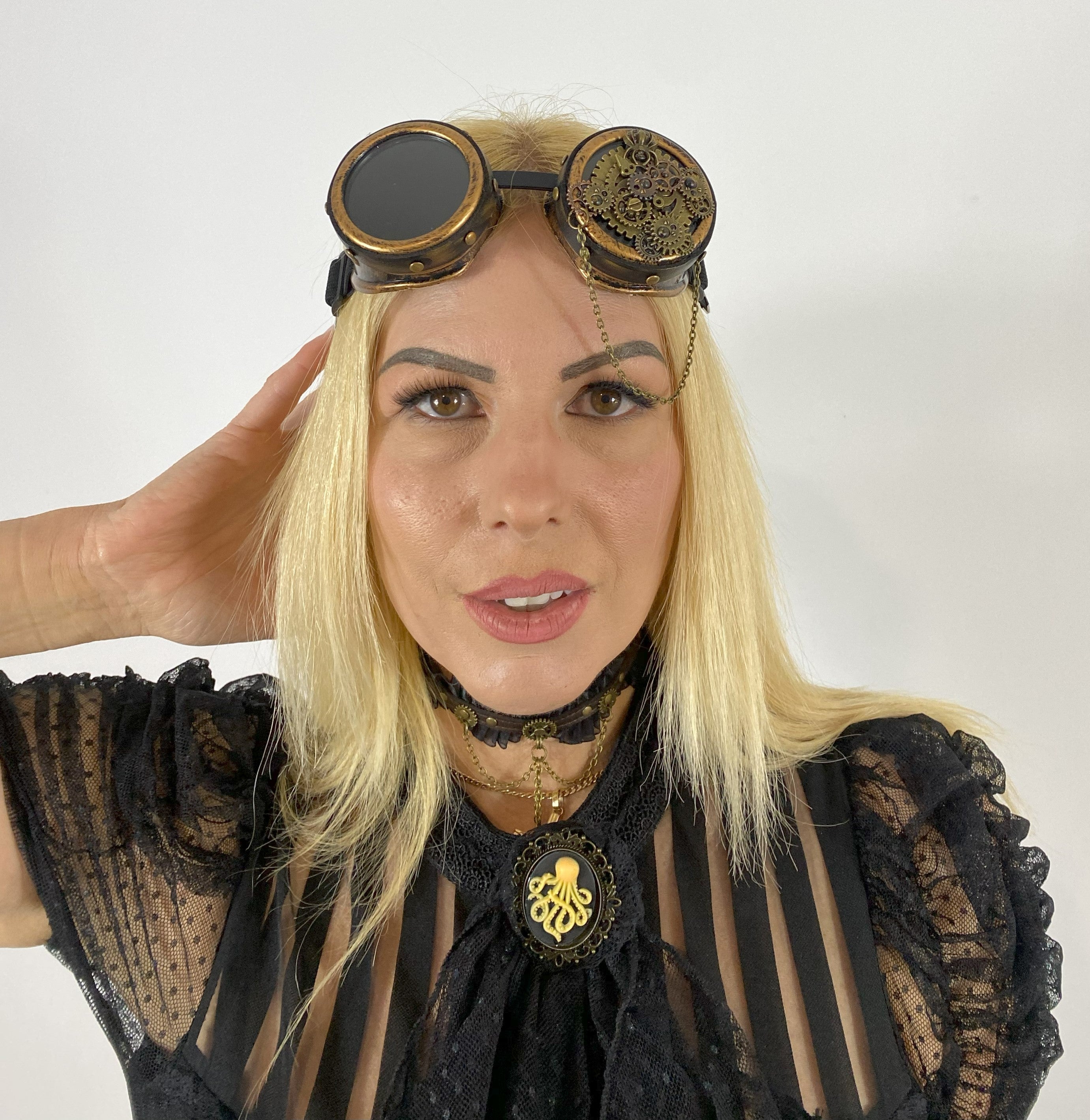 Steampunk goggles on sale