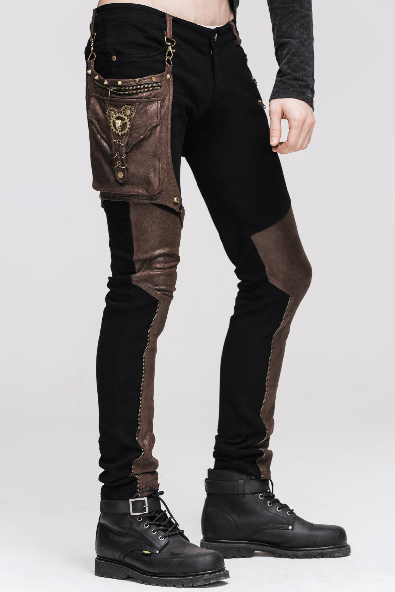 Men's steampunk pants devil fashion pt02102