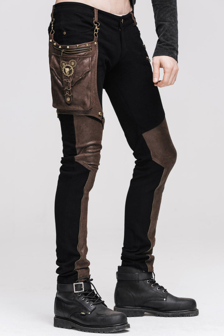 Men's steampunk pants devil fashion pt02102