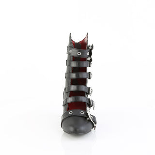 Draculine Bat Buckle Boots