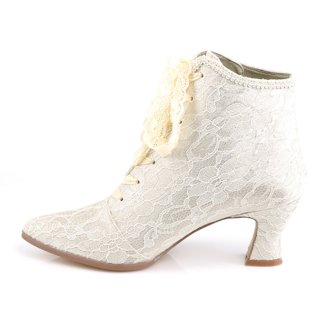 Champaign Victorian Lace-Up Wedding Boots