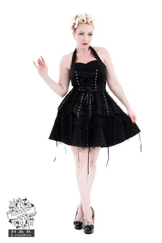 gothic mini dress