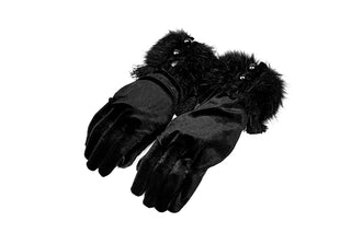 fur gloves