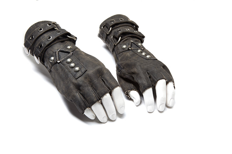 Fingerless Combat Gloves Grey