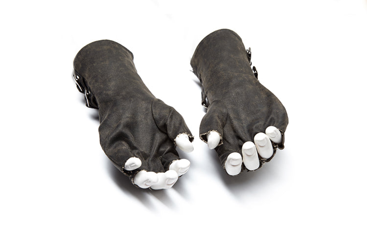 Fingerless Combat Gloves Grey