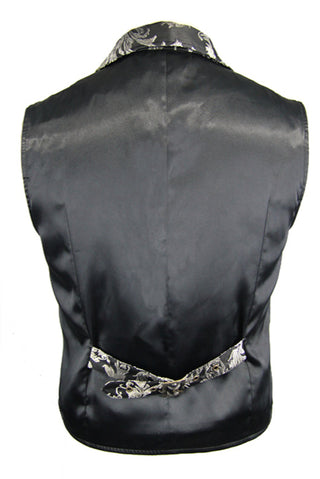 Silver Elegance Men’s Vest