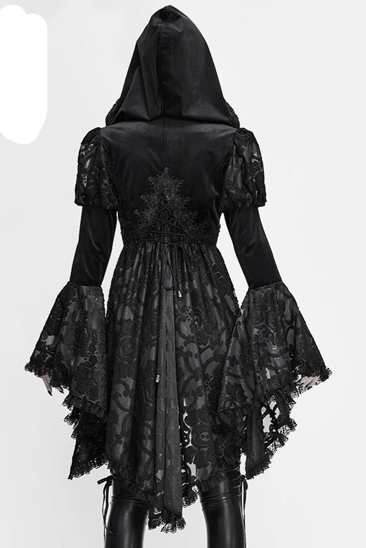 ALEXIA HOODED TAILCOAT
