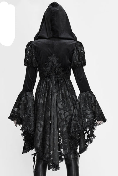 ALEXIA HOODED TAILCOAT