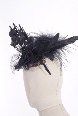 Black Pearl Head Piece
