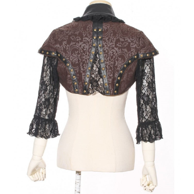 Leather & Lace Steampunk Bolero