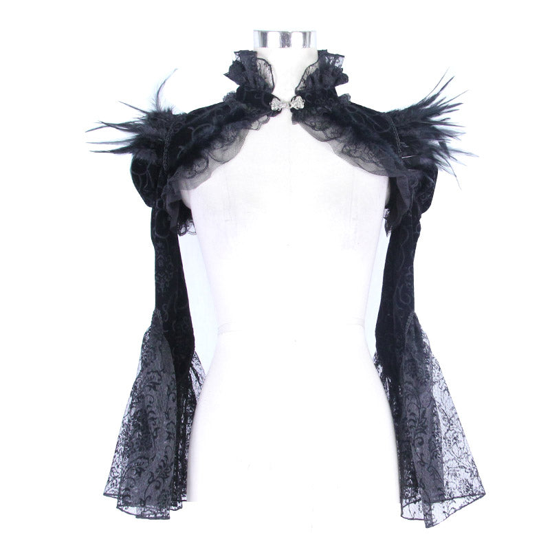Feathers and Lace Shrug