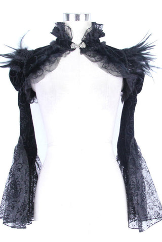 Feathers and Lace Shrug