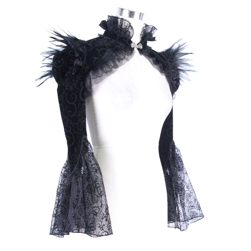 Feathers and Lace Shrug