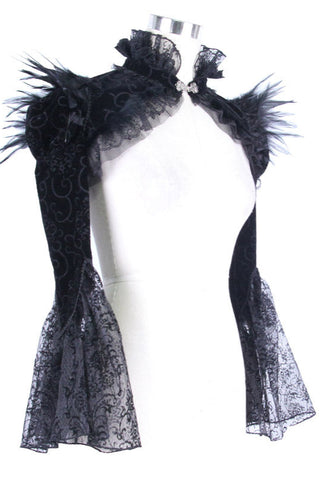 Feathers and Lace Shrug