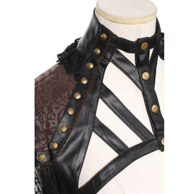 Leather & Lace Steampunk Bolero