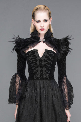 Feathers and Lace Shrug