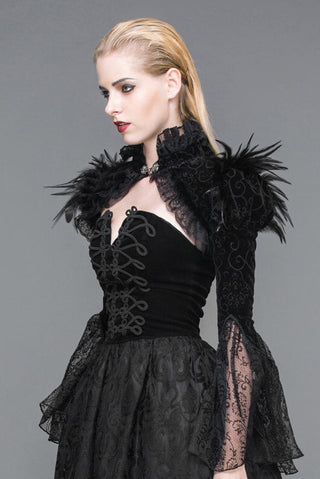 Feathers and Lace Shrug