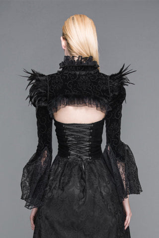 Feathers and Lace Shrug