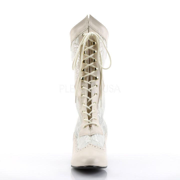 saloon girl ivory boots