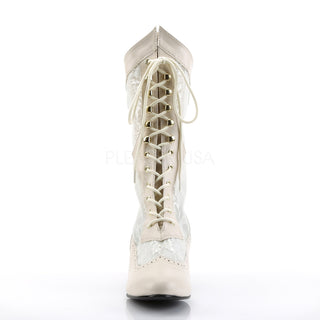 saloon girl ivory boots