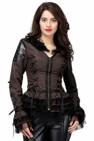 Steampunk Duchess Top