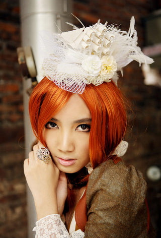 White Pearl Head Piece