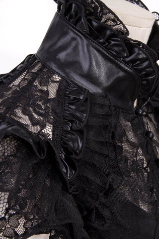 Countess Black Sleeveless Top
