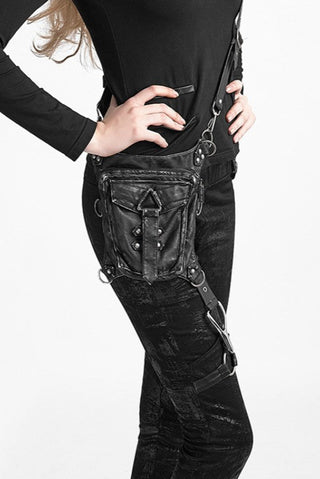 Hooked-up Shoulder and Belt Purse