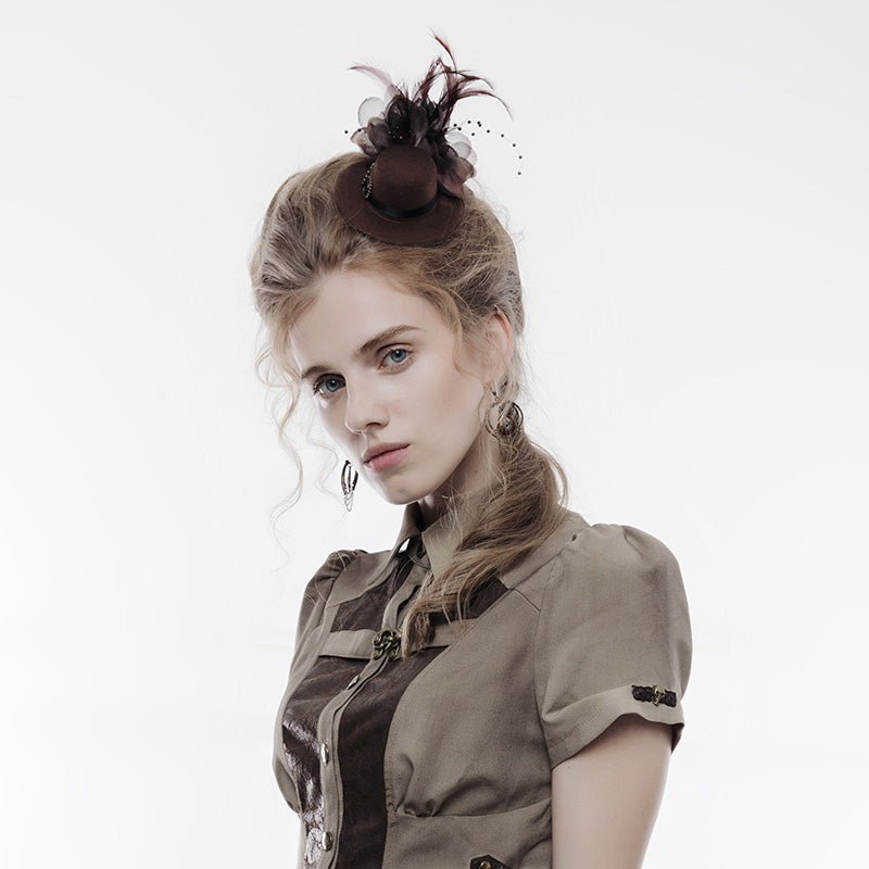 steampunk mini hat