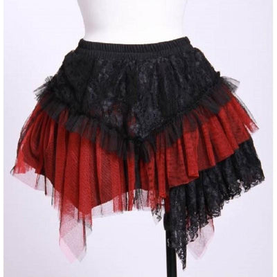 Adore Skirt and Corset Belt Set Red