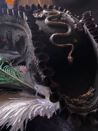 black pirate hat snake design-3