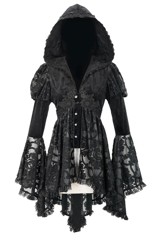 ALEXIA HOODED TAILCOAT