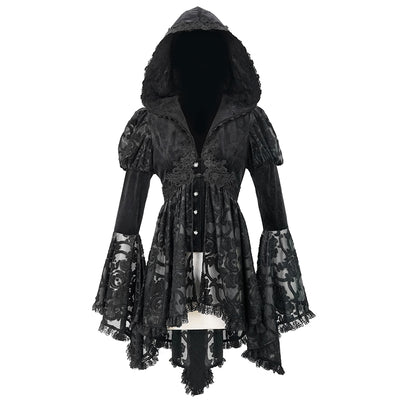 ALEXIA HOODED TAILCOAT
