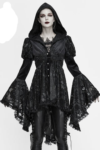 ALEXIA HOODED TAILCOAT