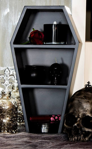 Rest in Peace Coffin Shelf
