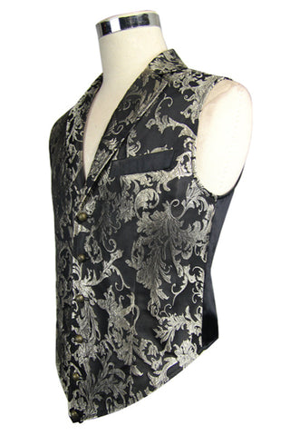 Silver Elegance Men’s Vest