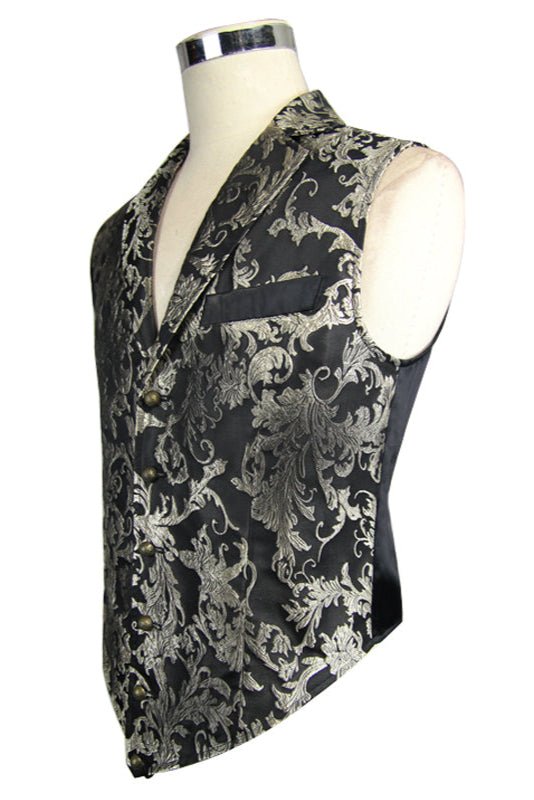Silver Elegance Men’s Vest