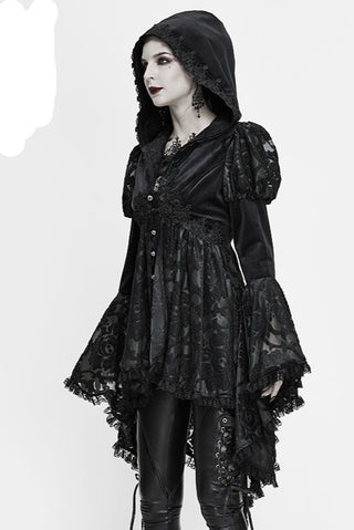 ALEXIA HOODED TAILCOAT