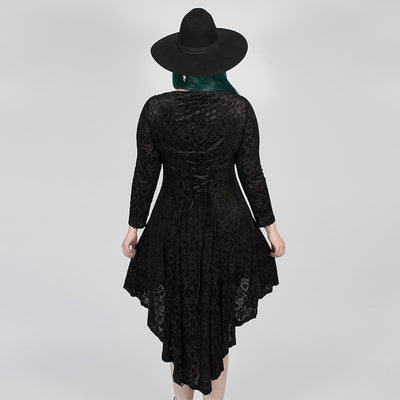 Gothic dress for big women - DQ-517