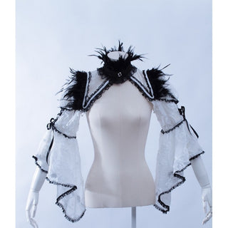 black and white shrug