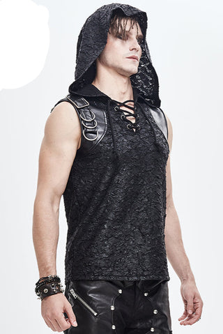 hooded tank top devil fahsion tt137