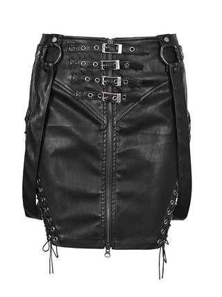 sexy leather skirt