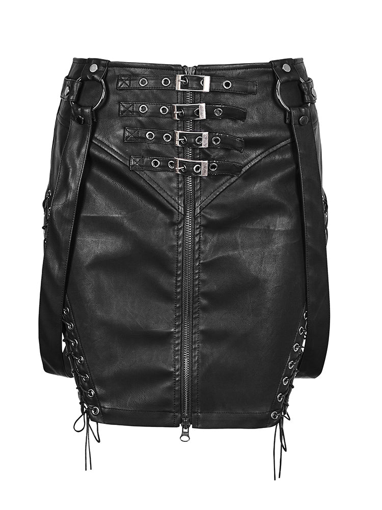 sexy leather skirt