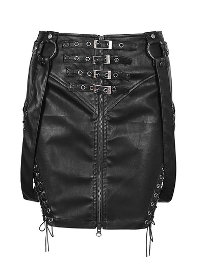 sexy leather skirt