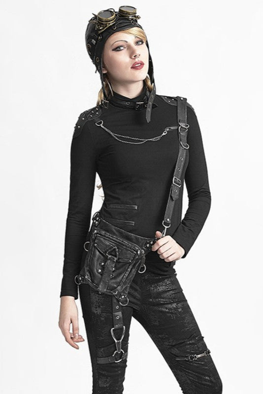 Gothic shoulder bag punk rave s0161 festival bag